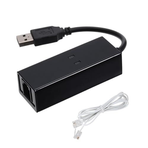 DIIOOMIEEU Fax Modem Single/Port USB2.0 56K External Modem Driver for 7/8/ 10/ XP USB Modem