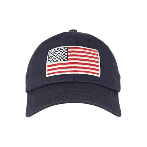Image of E BY ELIDAN USA Hat, Embroidered American Flag Baseball Cap for Men Women