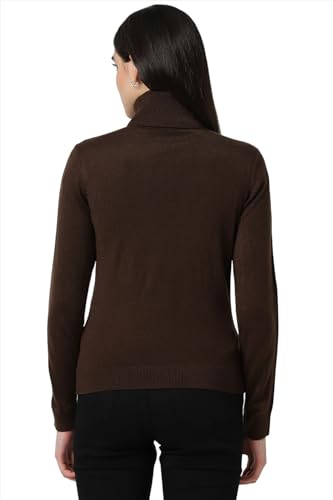 Image of Van Heusen Women's Acrylic Turtle Neck Sweater