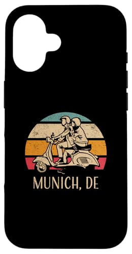 Múnich DE Deutschland Germany - Patinete vintage Carcasa para iPhone 16