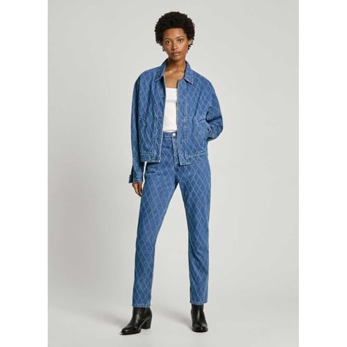 Pepe Jeans Damen Joleen Baby Jacke, Blau (Denim), 38