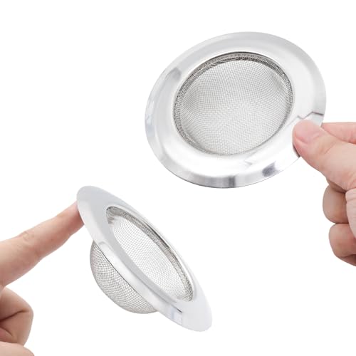 Set de 3 coladores para fregadero de cocina acero inoxidable miniatura 3