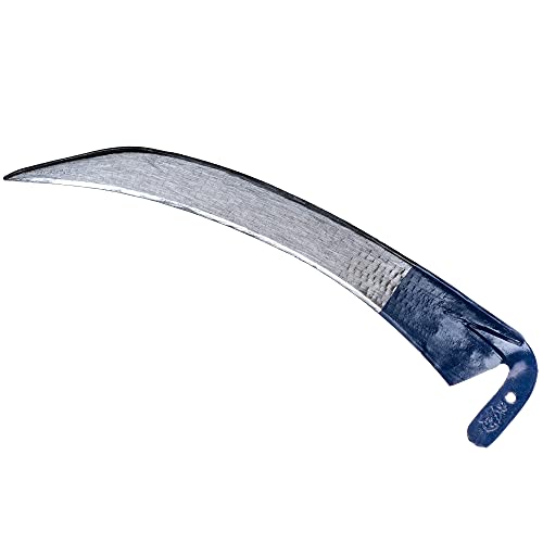 KADAX Desbrozadora de metal de 60 cm, guadaña, guadaña, jardín