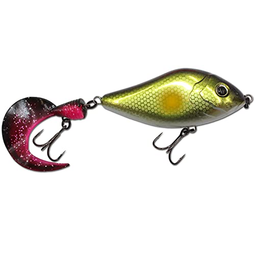 Angel-Berger Wild Devil Baits Tail Bait Jerkbait Jerk Wobbler (AYU, 13cm)