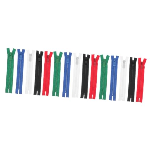 Zippers multi-usages résistants et fermetures éclair colorées pour loisirs créatifs lot