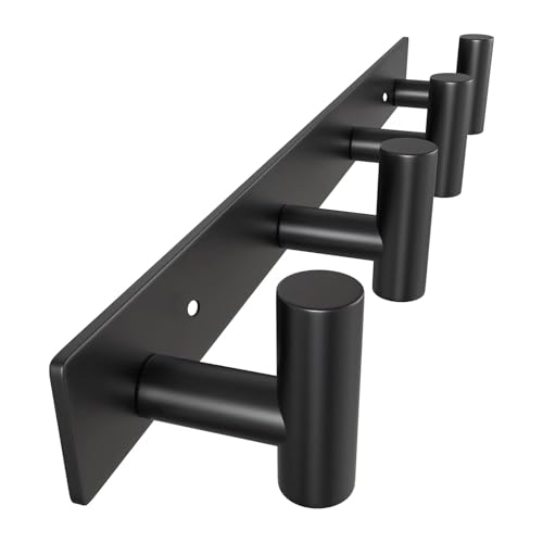 VAEHOLD Hat and Coat Wall Mount Rack - 4 Hooks