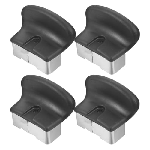 Repuestos de 4 manijas de olla de acero inoxidable Ipetboom con diseño en oreja, resistentes al calor y con agarre cómodo y antideslizante para olla a presión, vaporera y salsa miniatura 1
