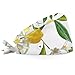 Bouffant Scrub Caps Printed Working Surgical Cap Cartoon Lemon Print Nurse Hats with Buttons and Sweatband Adjustable Tie Back Hat for Women Men Multi Color
