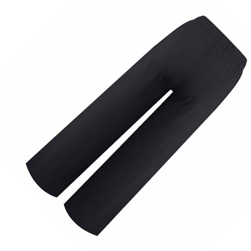 Pantalon ample femme noir en lin pour éliminer l'inconfort des vêtements serrés en été