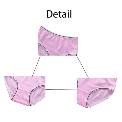 Teen Girls Underwear for 12 Pack Cotton Briefs (L, Multicolor, 8-16Years)4