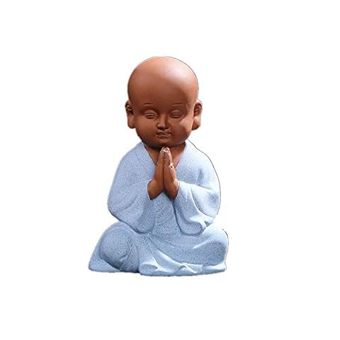 Statua Buddy Statua Rzeźby Kreatywny Śliczny Mały Mnich Herbata Ulubiony Kawałek Butik Zen Mały Budda Herbata Zagraj w Herbatę Stół Nowość Prezent