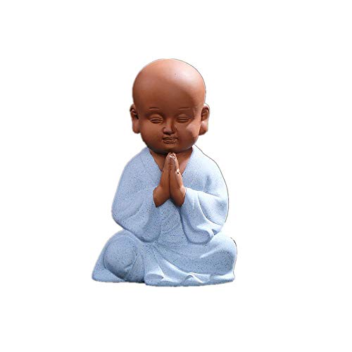 Statue bouddha en céramique artisanale pour boutique zen