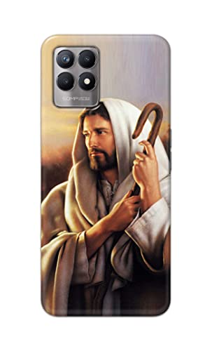 Image of PRINTFIDAA Catholic Image of Jesus Christ from Slovakia Hard Back Cover for Realme 8i Back Cover -(P6) KAT1003