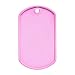 Military Dog Tags Pink Coated Stainless Steel 25 Count