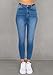 WAX JEAN Women's High Waisted Ankle Skinny 'Comfy Knit Denim' Jeans, Medium, 3