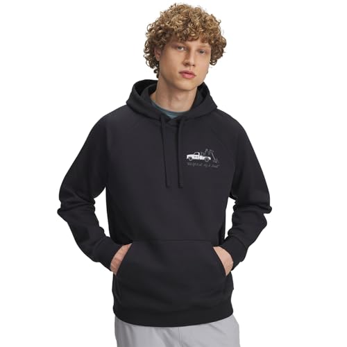 Sweatshirt à capuche Under Armour Rival HBR Logo - vue 8