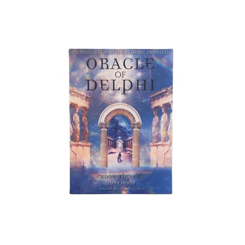 Image of 44Pcs Oracle Of Delphi Tarot Cards Full English Version Mysterious Divination Card Set Psychological Oracle Deck Cards Game Oracle of Delphi