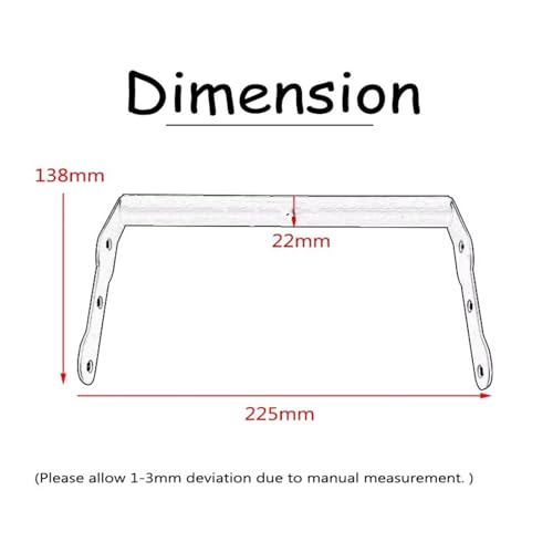 Support barre transversale CB500X 2016-2023 pour navigation GPS de moto - 5