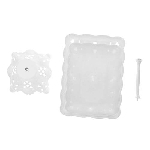 COLLBATH 1Pc Elegant Cake Display Stand Removable Dessert Holder for Cupcakes Fruits Snacks for Parties Weddings Birthdays and Bakeries