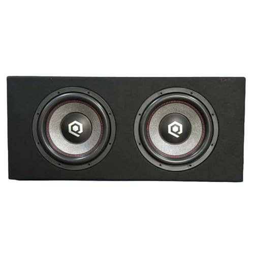 SoundQubed HDB2 Series Dual 12” Subwoofers Loaded in Ported Enclosure | Dual 4 Ohm Voice Coils | 800W/1600W