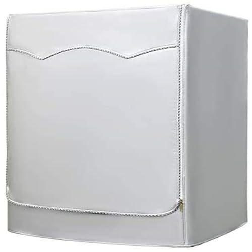 Washer/Dryer Cover,Washer and Dryer Covers,Washine Machine Cover for Waterproof and Dustproof Thickening Front-Loading Machine W27 D33 H39 in (silver)