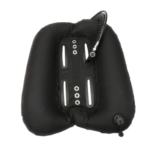 kowaku Diving Snorkeling Donut Wing Tank,Diver Gear,45lbs Scuba BCD Set,BCD Buoyancy Compensator,for Freediving,Diving,Underwater, Black