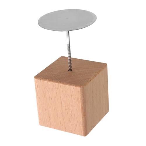 SOLUSTRE Sturdy Wooden Nail Art Stand for Nail Art Decor Baking Flower Display Base
