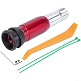 Schaltknauf-Adapter für Automatikgetriebe mit exakter Maßpassform und moderner Aluminiumverarbeitung (rot)