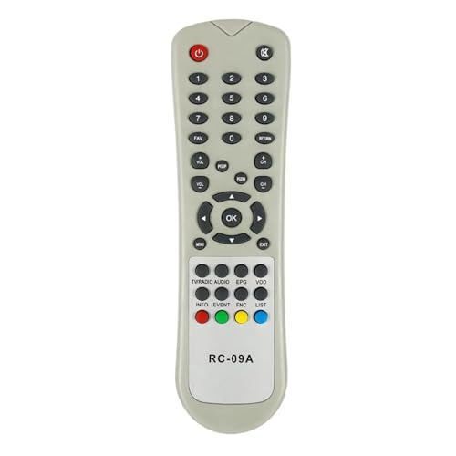 Télécommande décodeur RC-09A compatible pour boîtier TV noir