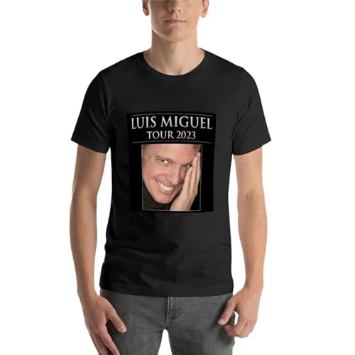 Photo de HANGCHANG Luis-Miguel-T-Shirt-Summer-Tops-Vintage-Clothes-Quick-Drying-Oversized-t-Shirt-Men
