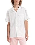 Großzügiger Schnitt Levi\'s Herren The Sunset Camp Hemd, Walter Embroidery Bright White, Weiß, L