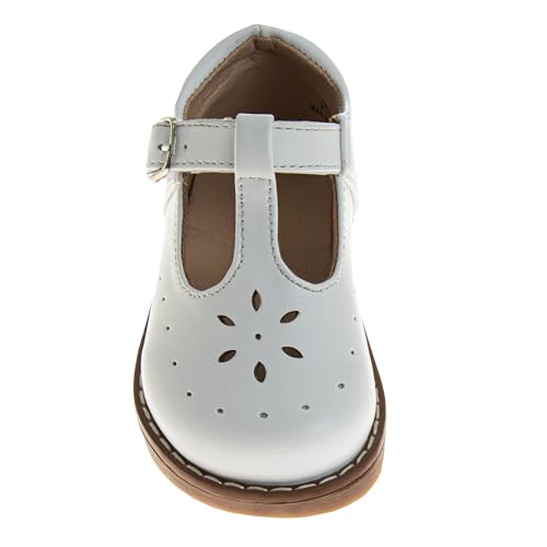 Josmo Baby Girls Maryjane Flats Slipon - Newborn Infant Formal Dress Shoes School Mary Janes (Size 3-8 Infant-Toddlers)4