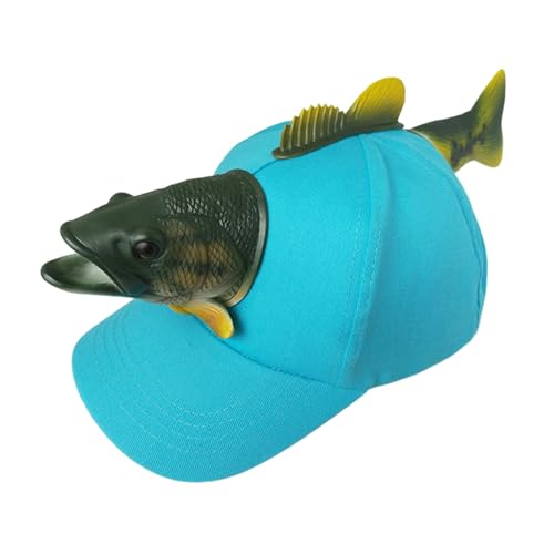 3D Fish Simulation Baseball Cap