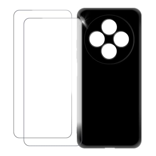 UOGNADGD Xiaomi Poco M7 5G �Ƃ̌݊������� �J�X�^���J���t���P�[�X�{�����K���X�ی�t�B����2���t�� ? �Ռ��z�������h�~ (�u���b�N)