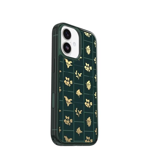 Image of OtterBox iPhone 17 Symmetry Series Clear Case - Golden Bloom - Green