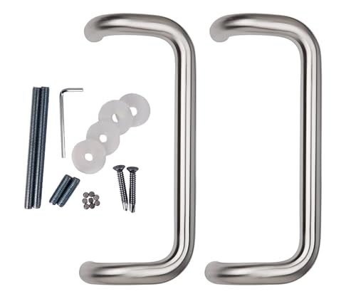 Poignée inox satiné Art.3b 350mm Tropex Design 2000 pour porte
