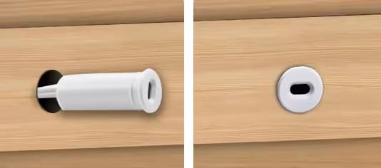 IR Door or Cabinet Sensor for Auto On/Off Lights, 12/24 Volt DC, Concealed or Surface Mount Installation