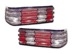 FK AutomotiveRear Lights for Mercedes-Benz S-Class Type W126 Build Date 80-91 Black