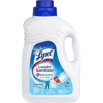 Laundry Sanitizer Additive, Crisp Linen, 90oz, Bacteria-Causing Laundry Odor Eliminator, 0% Bleach Laundry Sanitizer, Multicolor Laundry Sanitizer Additive, Crisp Linen, 90oz, Bacteria-Causing Laundry Odor Eliminator, 0% Bleach Laundry Sanitizer, Multicolor
