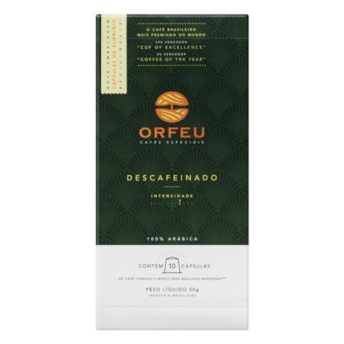 ORFEU Cápsulas De Café Descafeinado Orfeu Compatível Com Nespresso Contém 10 Cápsulas