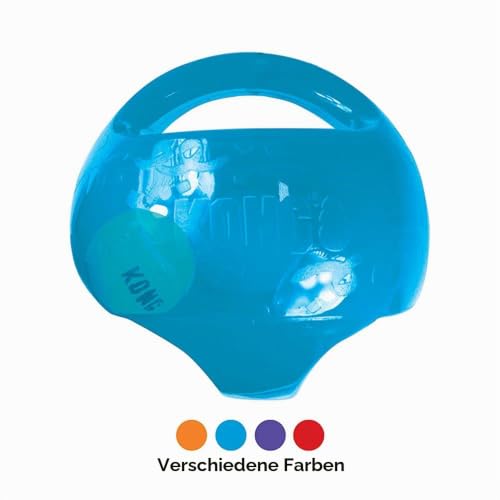 KONG Jumbler Ball mit Tennisball, Für Große/XL Hunde