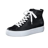 Paul Green Damen SUPER Soft Hightop-Pauls, Frauen High-Top Sneaker,Strassenschuhe,Sportschuhe,Freizeitschuhe,Schwarz (Black),39 EU / 6 UK