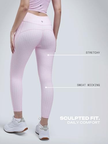 Image of CAVA Sculpt Core Leggings for Women | High Waisted, Anti Camel Toe, Deep Side Pockets, Rounded Back Seam, Sculpting Stretch Fabric