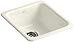KOHLER K-6584-FT Iron/Tones Self-Rimming (17" X 18-3/4") or Undercounter (14" X 15-3/4") Kitchen Sink, Basalt