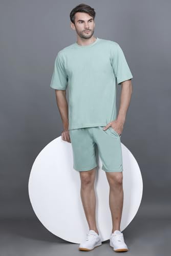 Image of GODFREY Cotton Half Trackpant with Zipper Pocket Shorts for Men | Outdoor Light Weight Sports