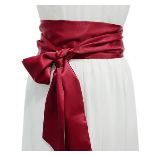 Women's Decorative Belt Ladies' Belts Decorated Silk Wide Waist Seal And Long Ice Silk Lace Soft Accessories Belt2