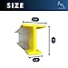 F&L Rubber I-Beam End Cap Set — Industrial Heavy-Duty Beam End Protector Covers — Weatherproof, Shock-Absorbing, Long-Lasting Safety Solution for Construction & Warehouse Use — 4-Pack