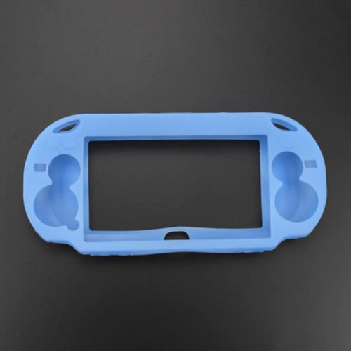 Image of Silicone Rubber Cover Case Shell Soft Protector Cover Case Skin for PSV 1000 Replacement (Blue)