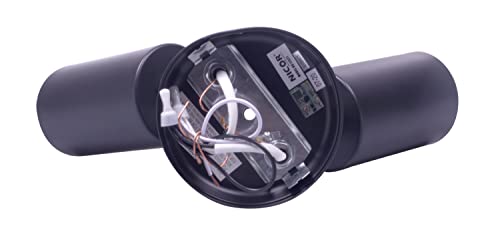 Nicor Lighting 100W Black Double Cylinder Adjustable Security Flood Light (11521) #TOP7