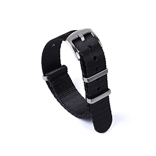 Bracelet montre nylon 20 22mm ultra résistant type ceinture de sécurité